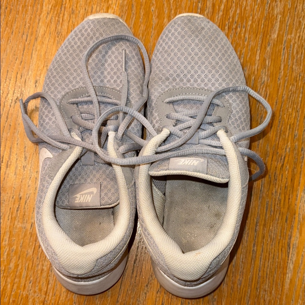 Nike Gray and White Women's Sneakers
